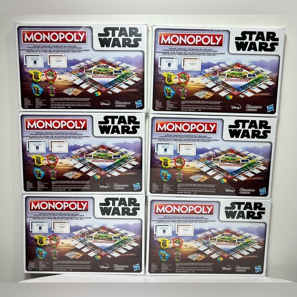 Birthday Prize/ Favour Bundle lot. Star Wars Monopoly games x 6. - Picture 3 of 5